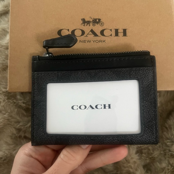 Coach Accessories - NWT Coach Black Leather Card Holder | Designer Accessories | New With Box